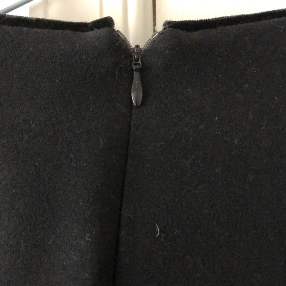 Vintage NWT Laura Ashley Black Dress w Velvet Bow - Picture 8 of 13